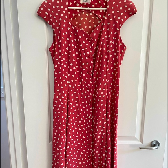 Dresses & Skirts - VINTAGE 90’s Silky Maxi dress in 50’s style